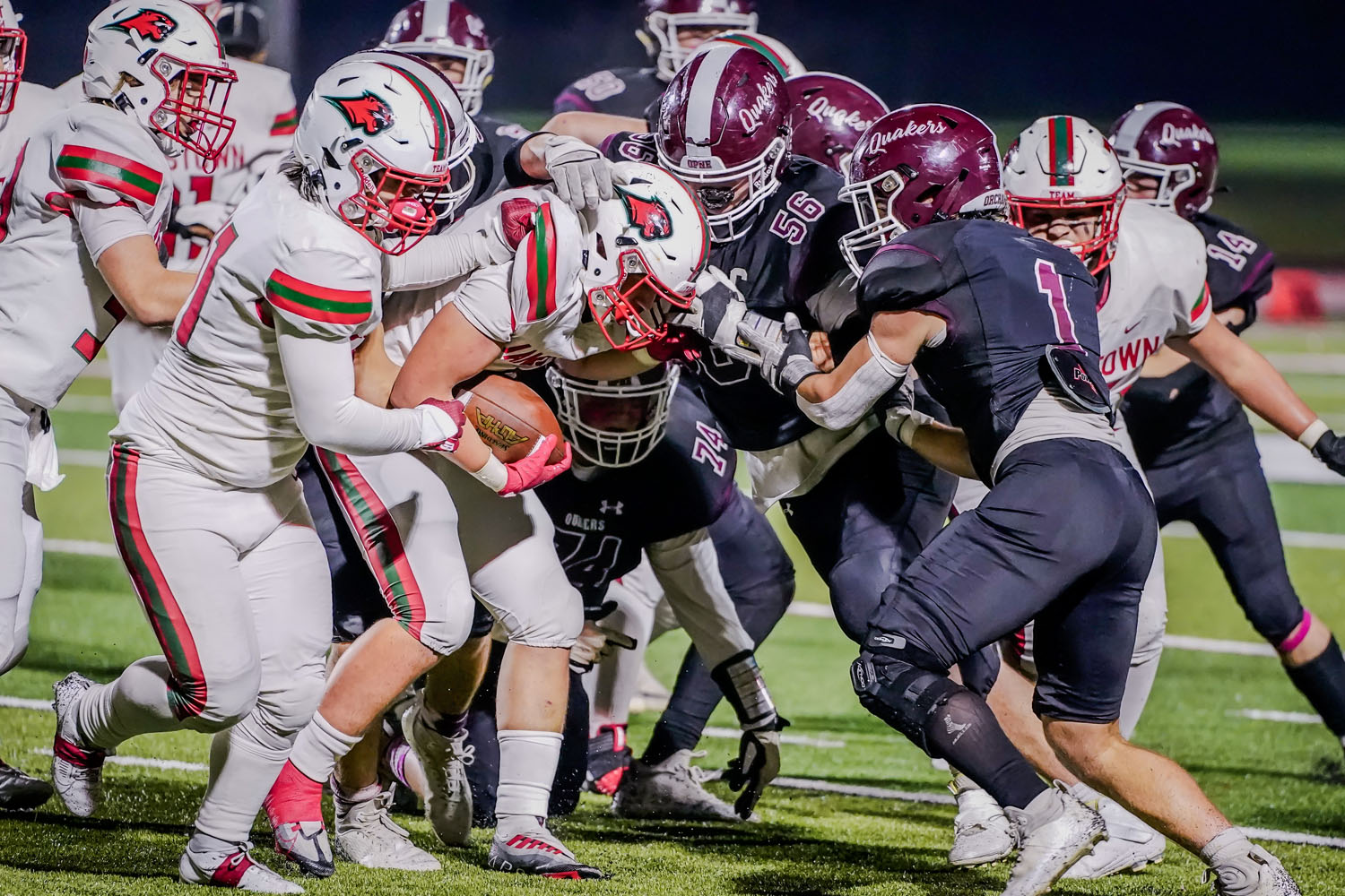 Running back being stopped by OP Running back being stopped by OP
