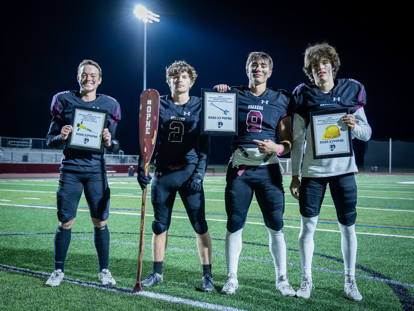 Recognized Orchard Park Players after Niagara Falls Recognized Orchard Park Players after Niagara Falls