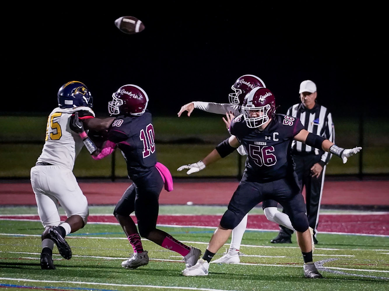 Protecting the QB so he can release the ball Protecting the QB so he can release the ball