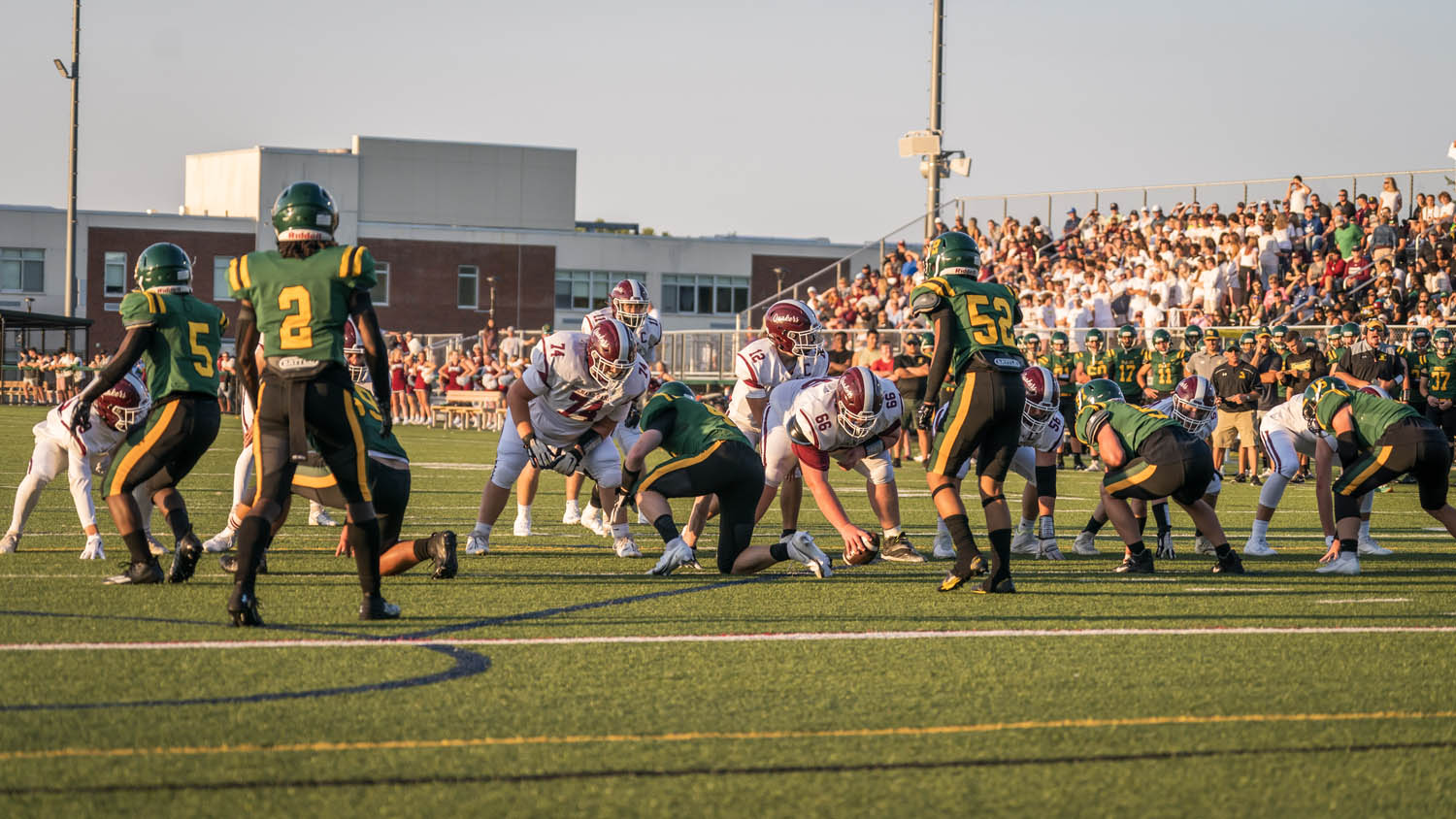 Offense ready for the play Offense ready for the play