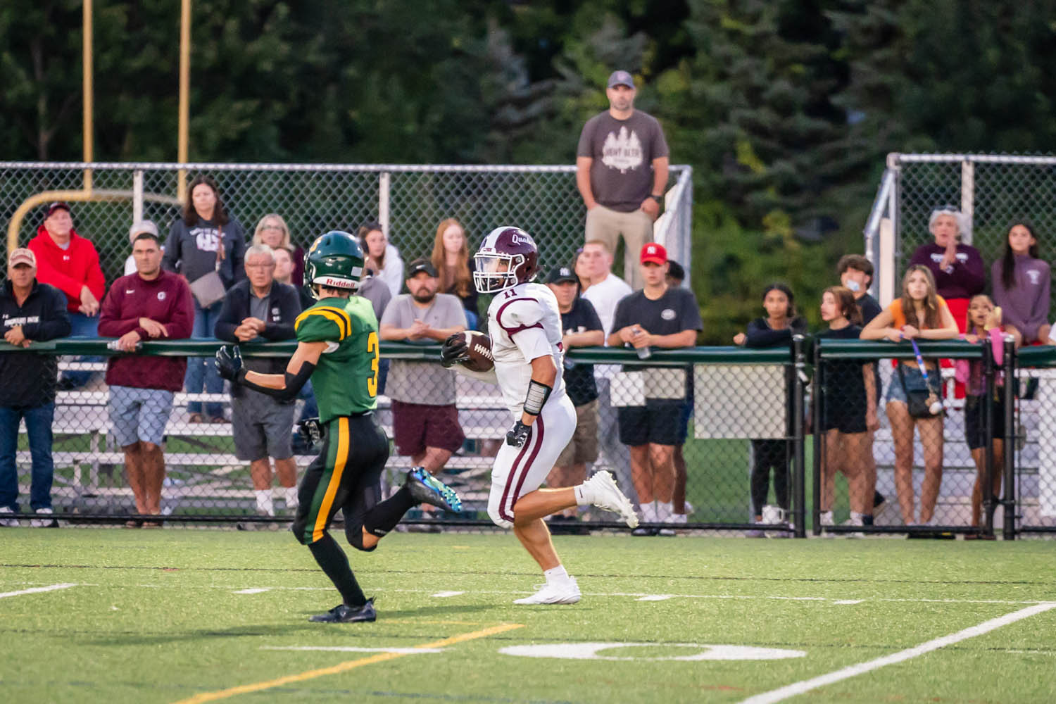 RB running to the goalline RB running to the goalline