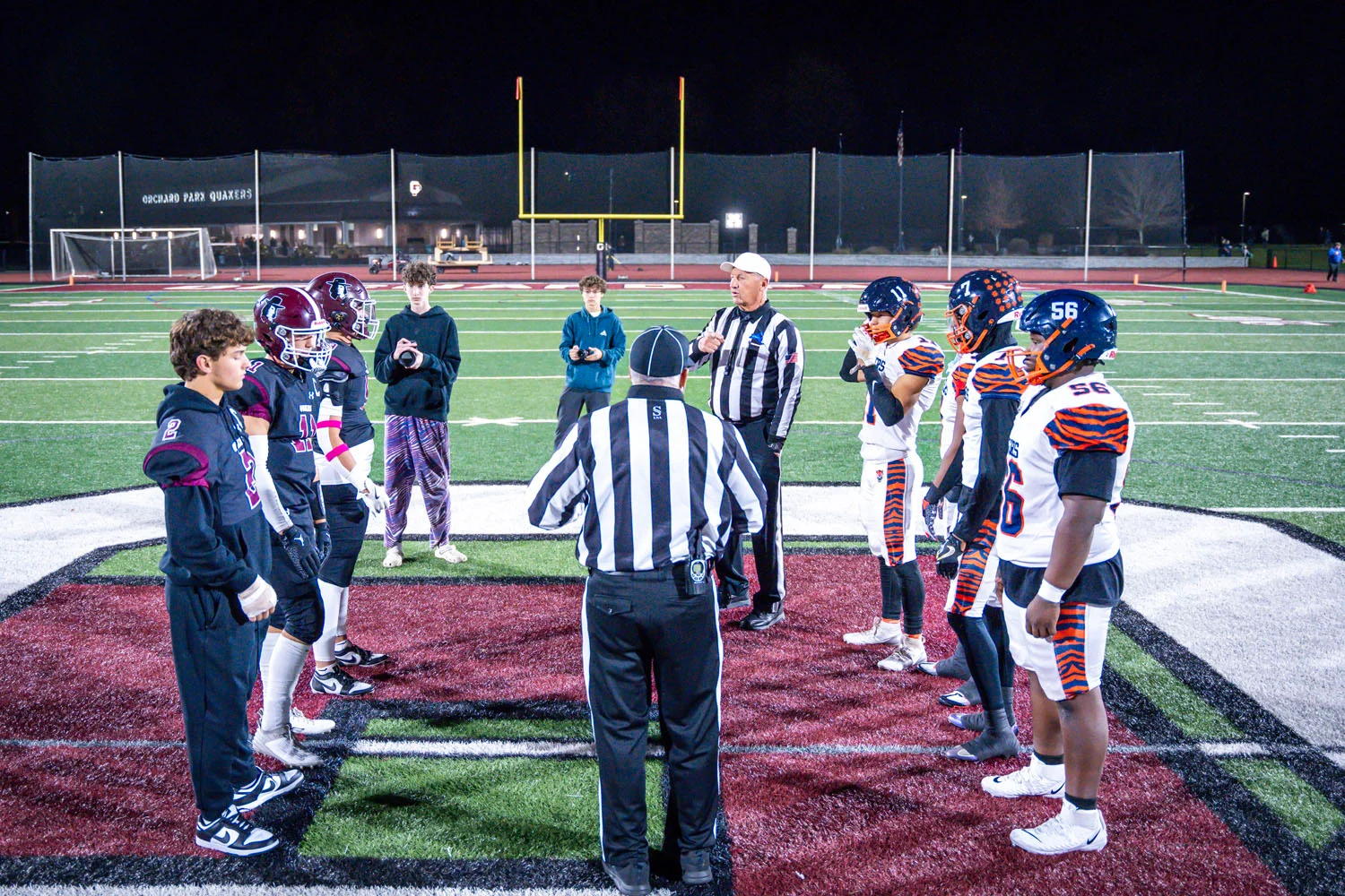 Coin toss against Bennett
