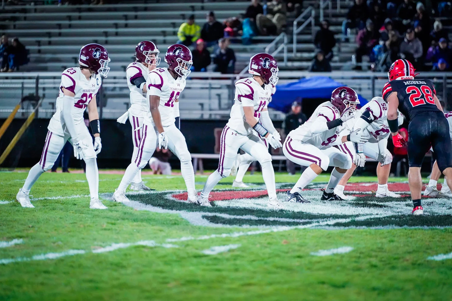 OP Offense set for the play OP Offense set for the play