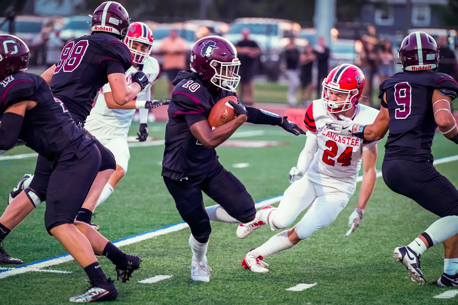 Breaking free on the opening kickoff