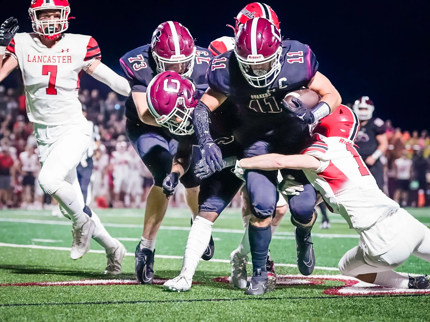 Breaking tackles to gain more yards