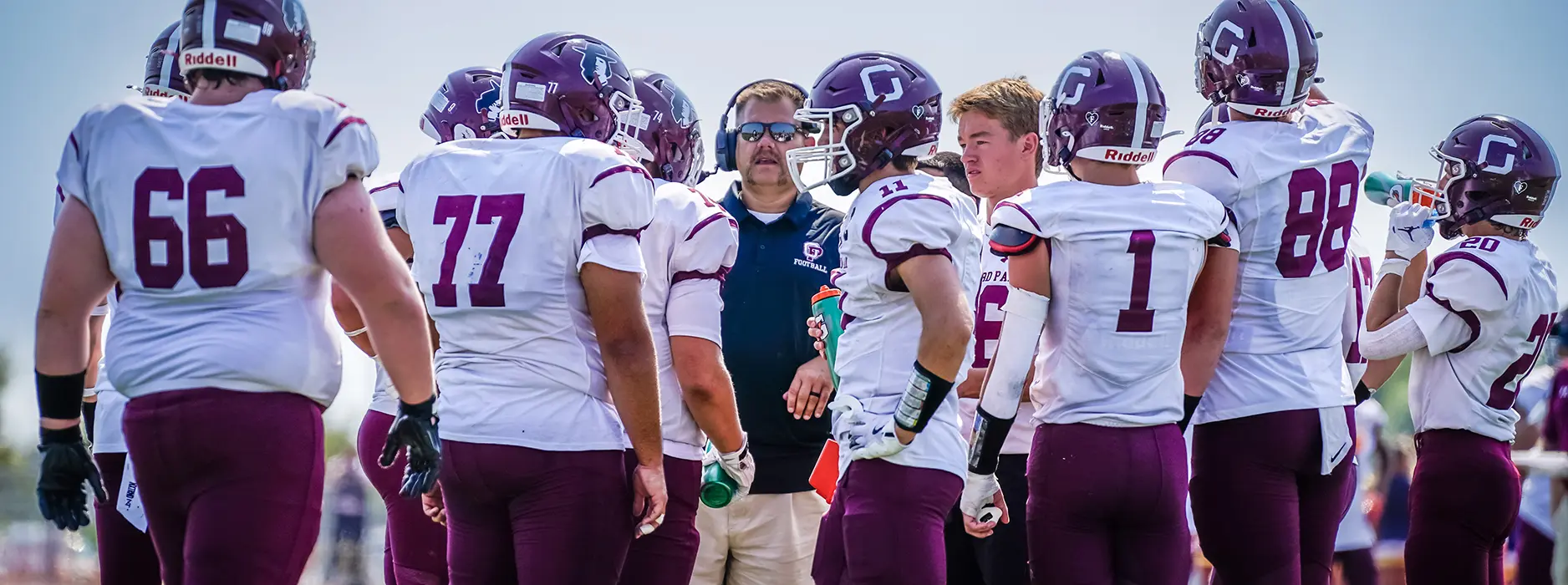 Huddle during a time out