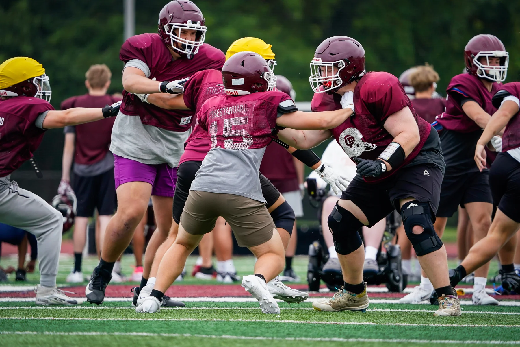 Orchard Park OL leading the way
