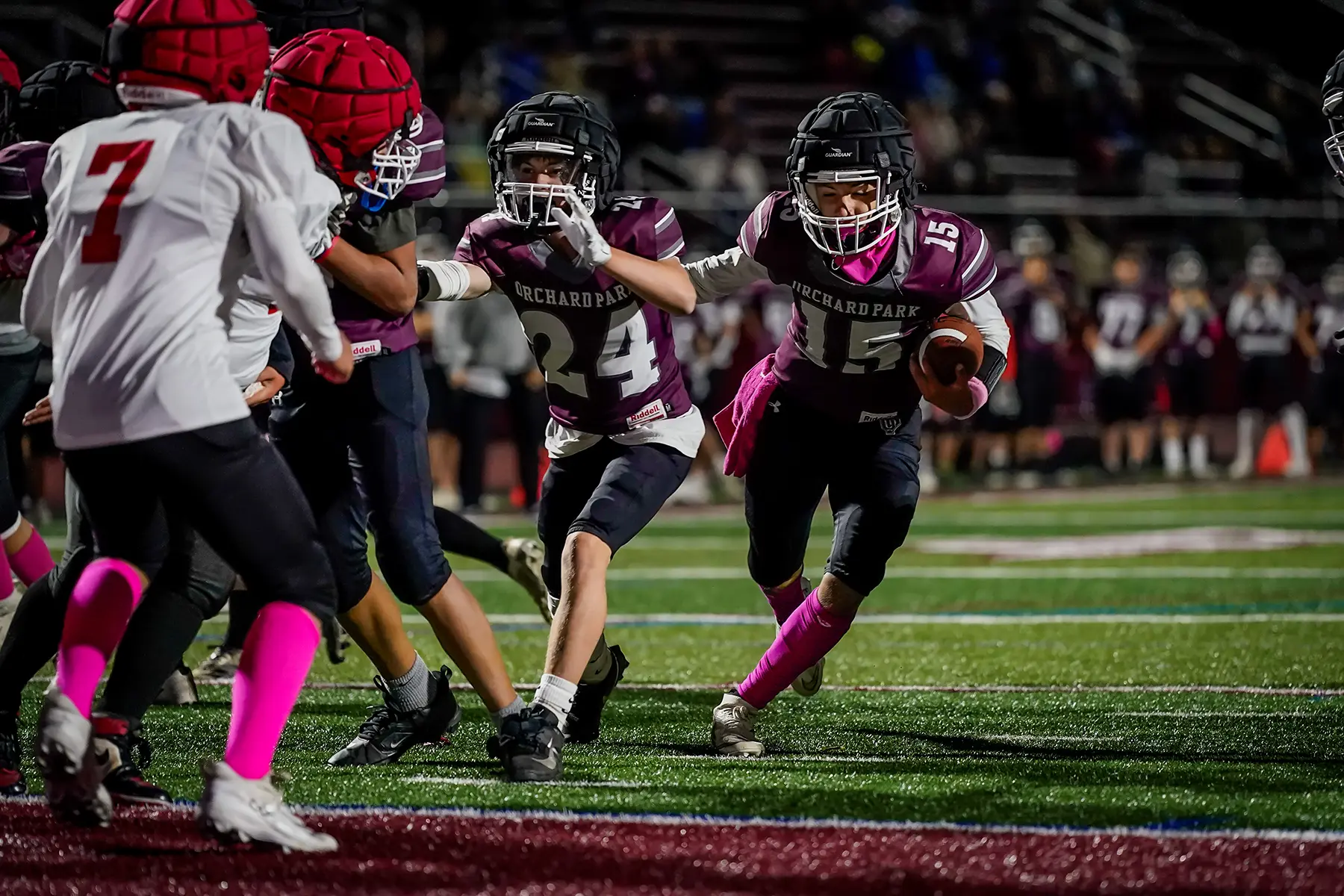 RB getting into the endzone