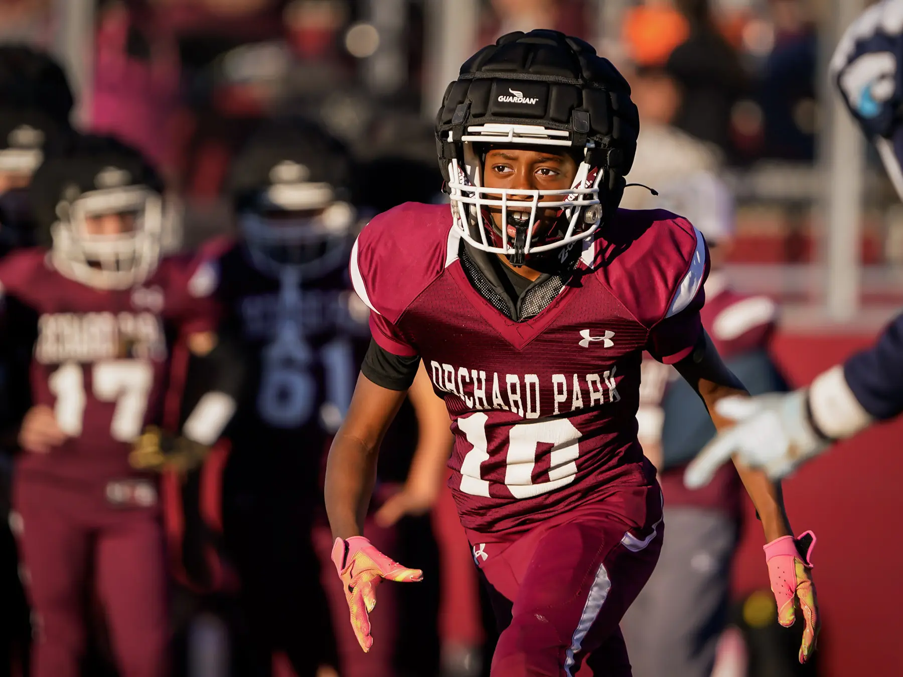 DB moving up on the play