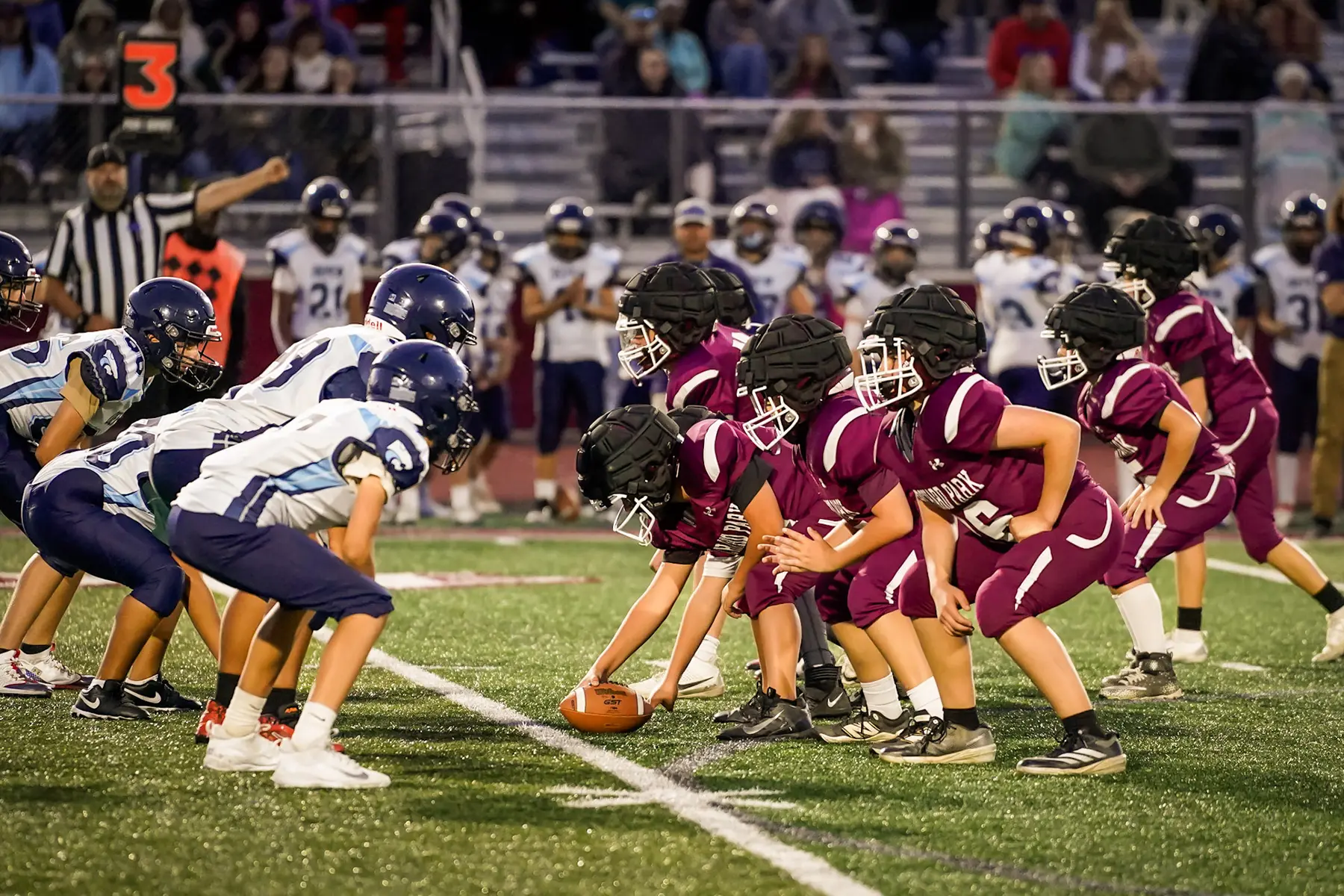 OP and Depew ready for the snap