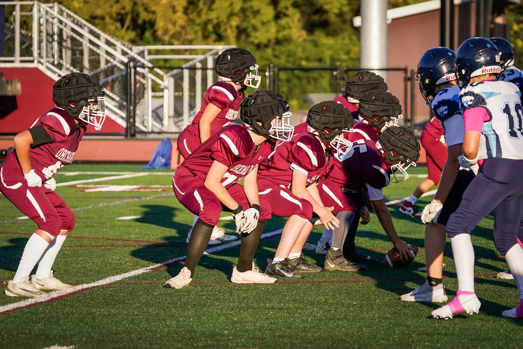 OP line set for the play