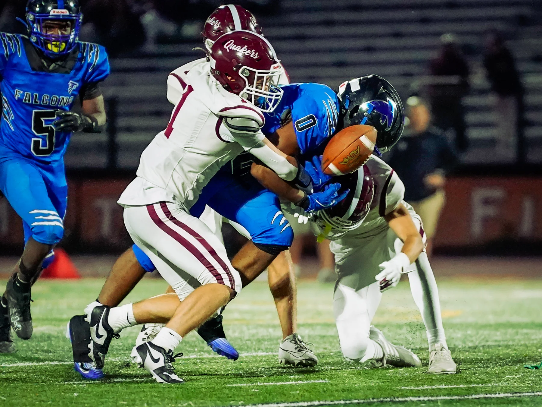 OP defense causing the fumble