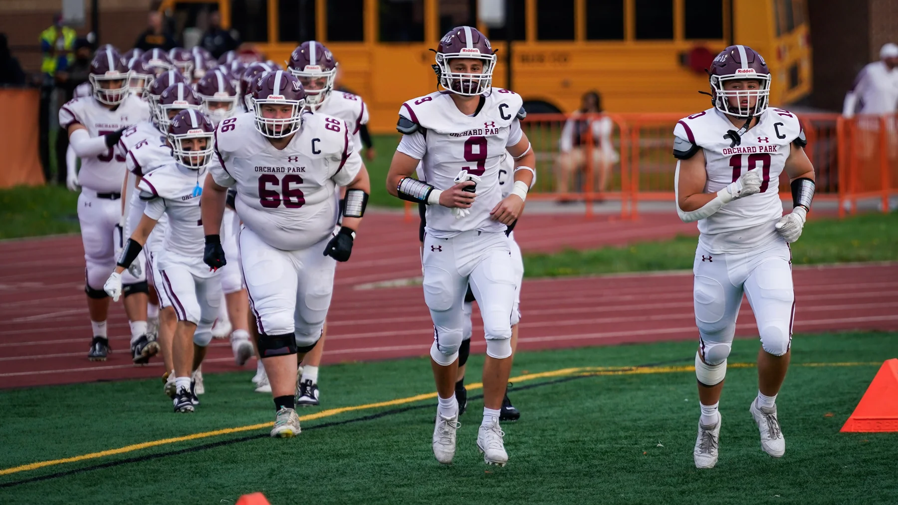 OP hitting the field for Game 1