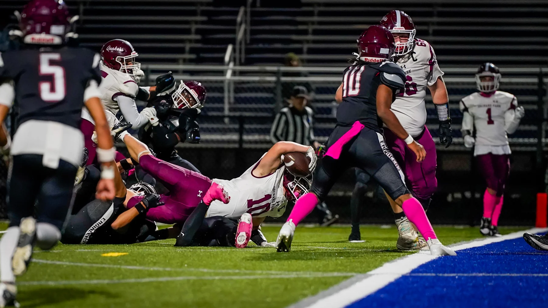 Reaching for the goal line