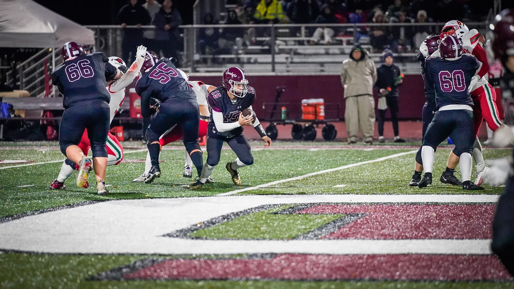 OP QB running against Jamestown