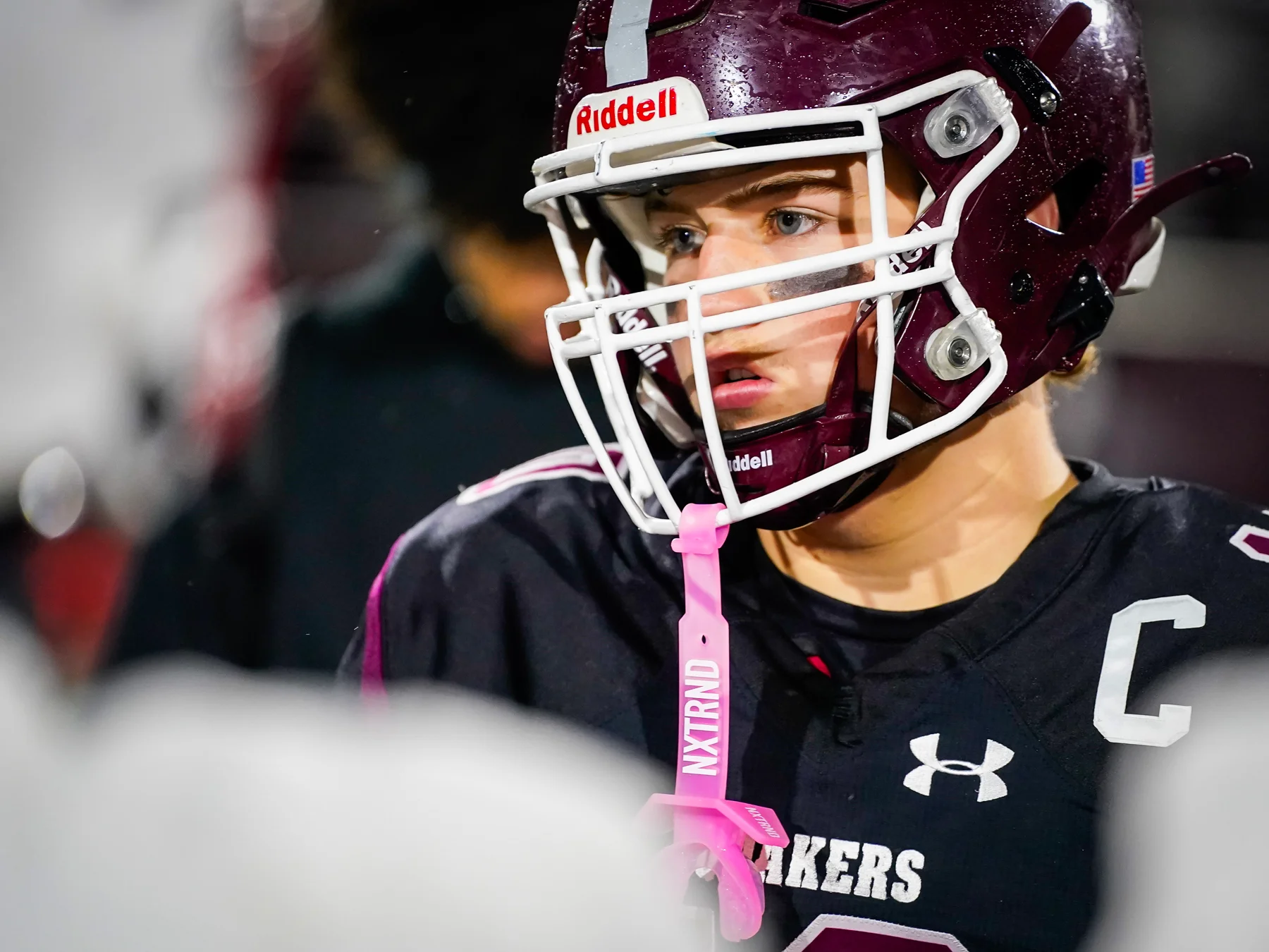 Captain at the coin toss