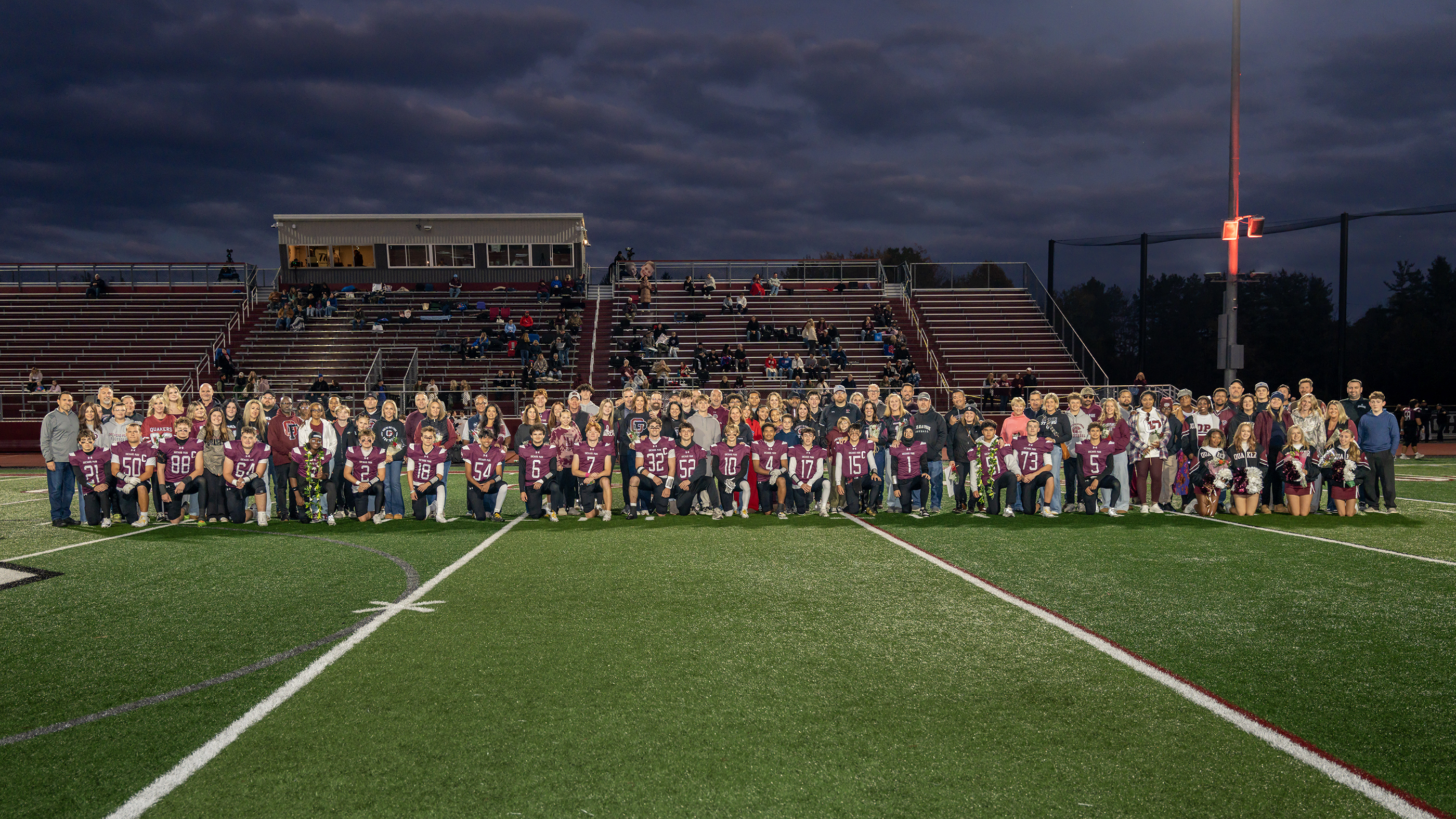 Orchard Park Football Senior and Families