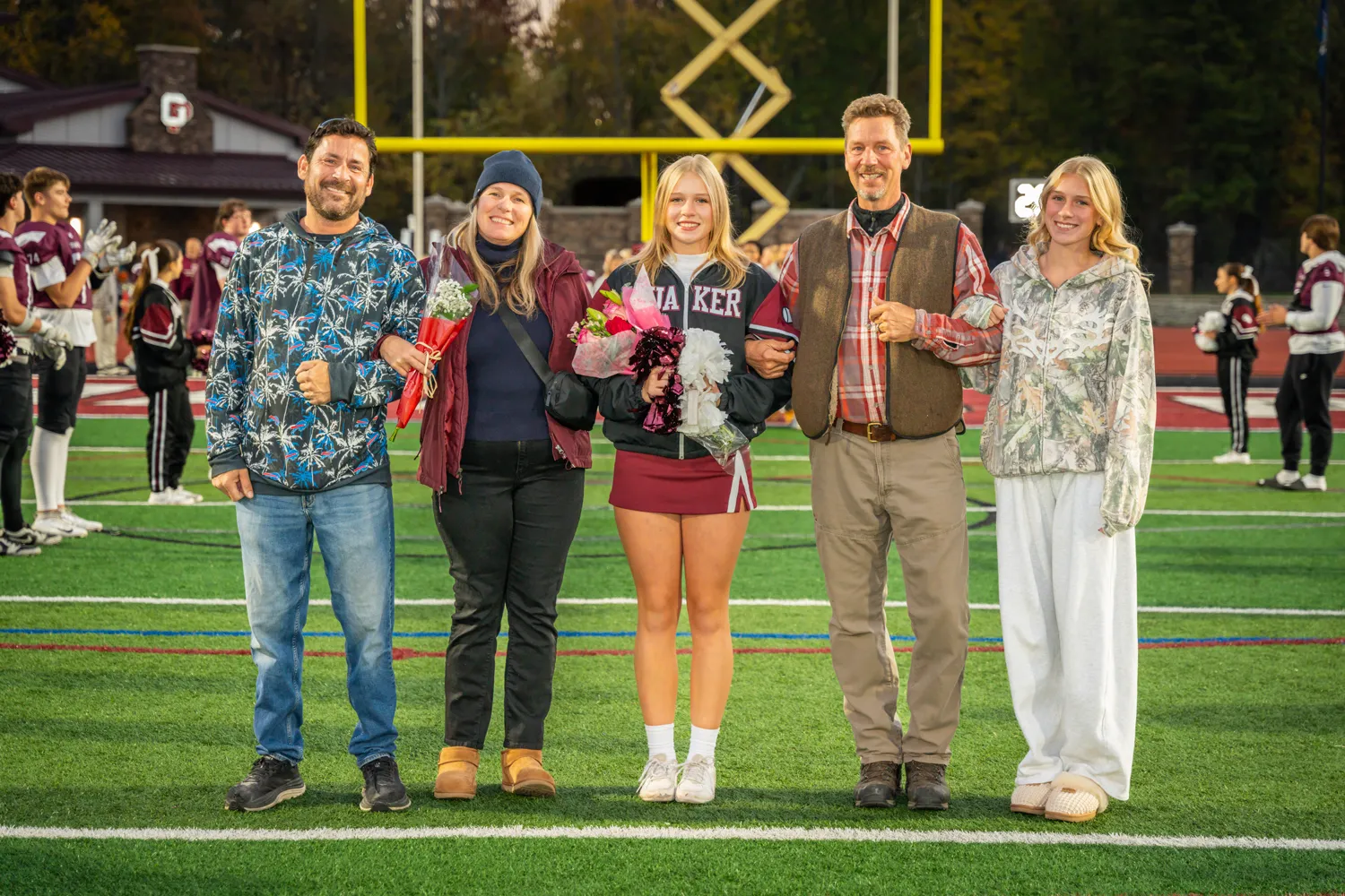 Cheerleader and Family