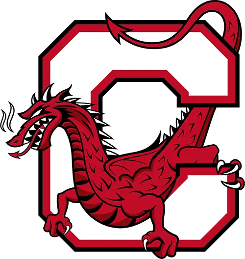 Cortland Red Dragons Football Logo!