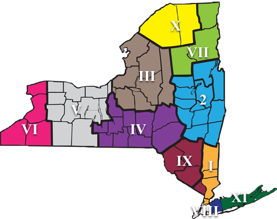 NYS Section Map NYS Section Map